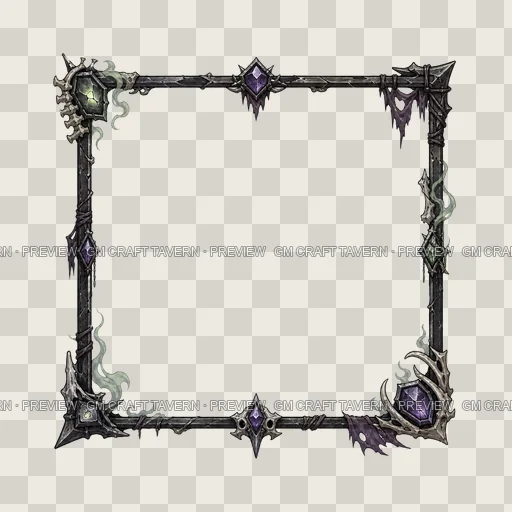 Border 58 top-down token preview