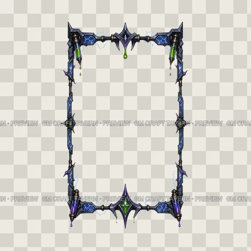 Border 11 top-down token preview