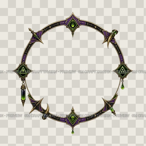 Border 25 top-down token preview