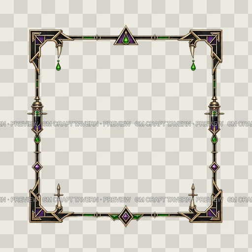 Border 48 top-down token preview