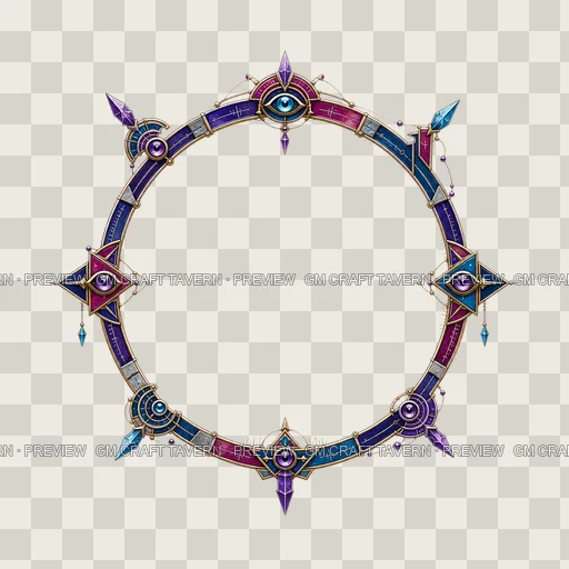 Border 25 top-down token preview