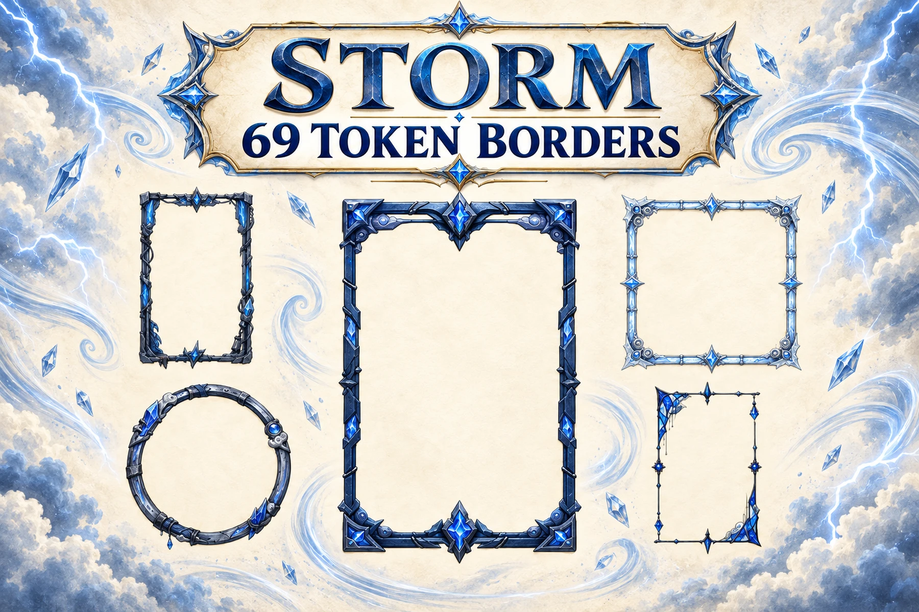 69 Storm Token Borders
