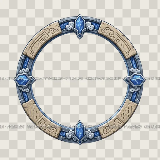 Border 32 top-down token preview