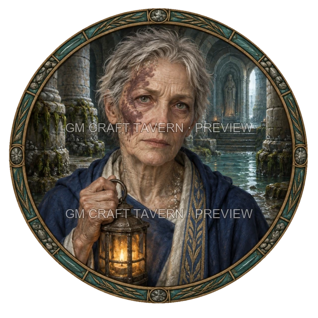 Aperçu du token vu du dessus de Urdan Reedvale - Clerc