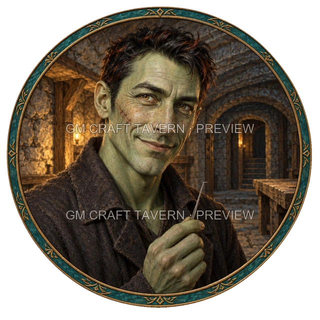 Aperçu du token vu du dessus de Varka Duskford - Roublard