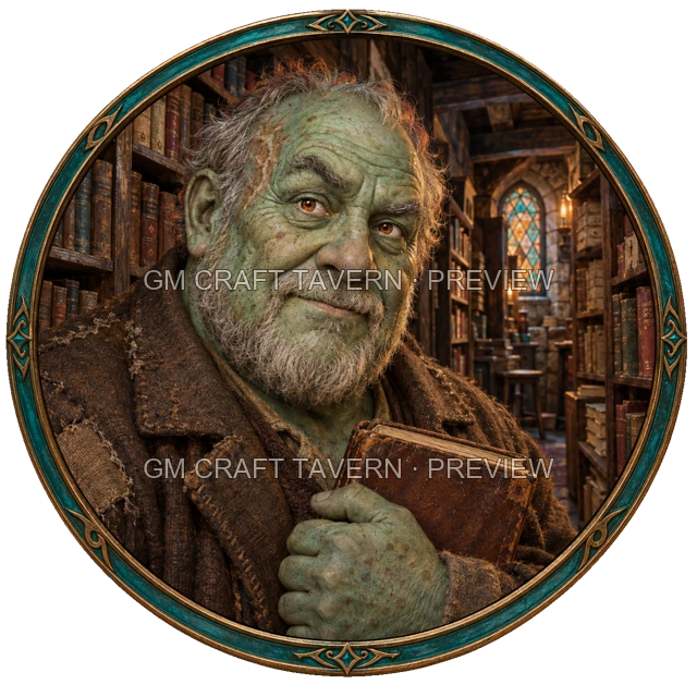 Aperçu du token vu du dessus de Morga Birchhaven - Marchand
