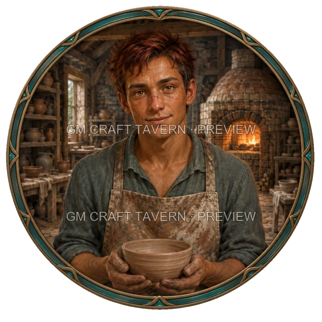 Besha Oakbend - aperçu de token d’artisan vu du dessus