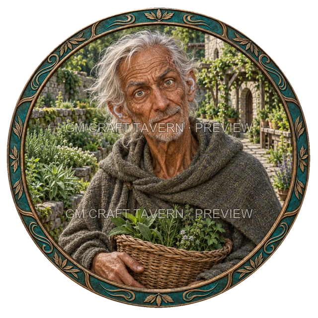 Morga Deepgrove - aperçu de token de guérisseur vu du dessus