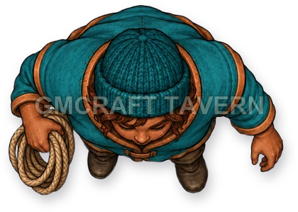 Grom Hillward - aperçu de token de marin vu du dessus