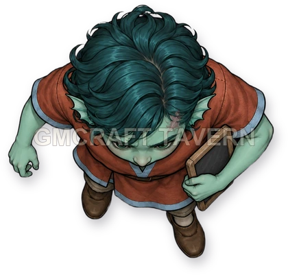 Grom Deepgrove - aperçu de token de villageois vu du dessus