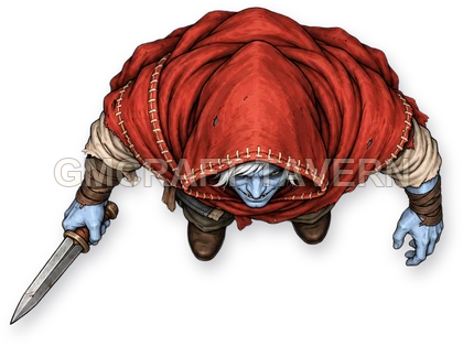 085 · Enemy 02 - Highway Robber top-down token preview