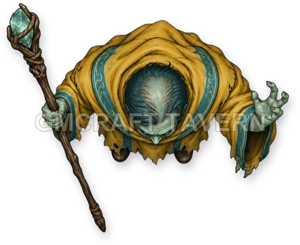 099 · Enemy 18 - Undead Mage top-down token preview