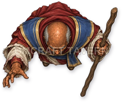 109 · Enemy 28 - Undead Cultist top-down token preview