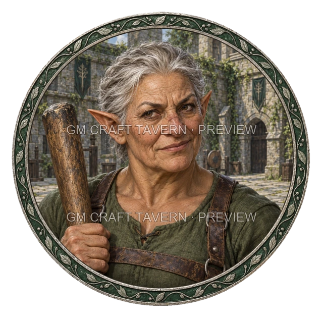 Aperçu du token vu du dessus de Lorin Stonebrook — barbare