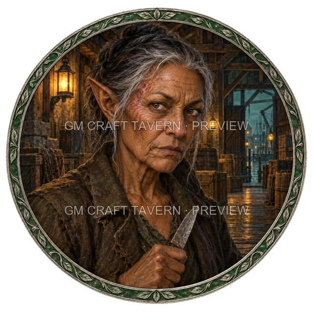 Aperçu du token vu du dessus de Lorin Duskford — roublard