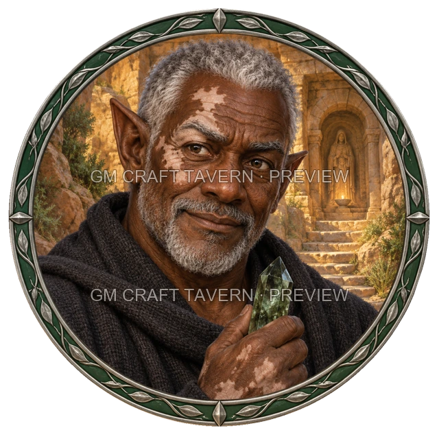 Aperçu du token vu du dessus de Nessa Duskford — ensorceleur