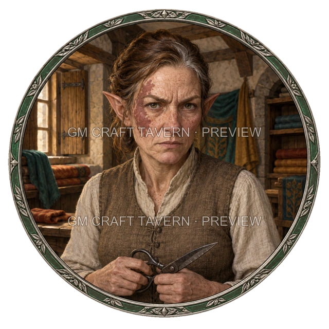Talen Oakbend - Artisan, aperçu du token vu du dessus