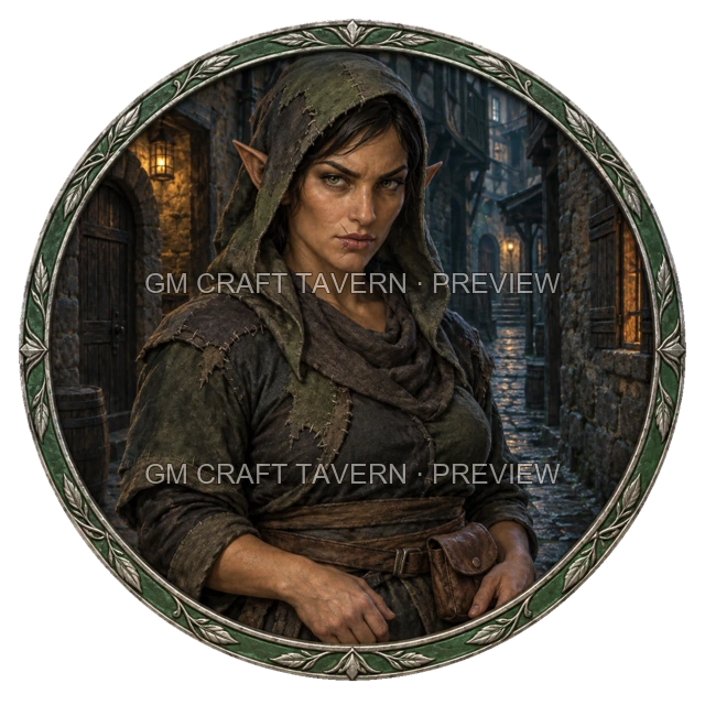 Aperçu de token de voleur vu du dessus