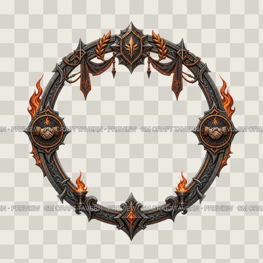 Border 40 top-down token preview