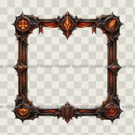 Border 52 top-down token preview