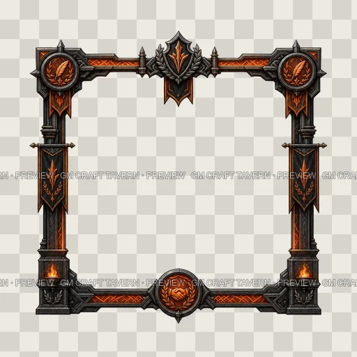 Border 54 top-down token preview