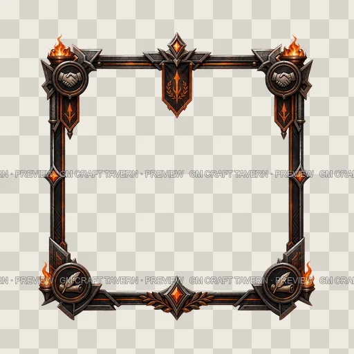 Border 62 top-down token preview