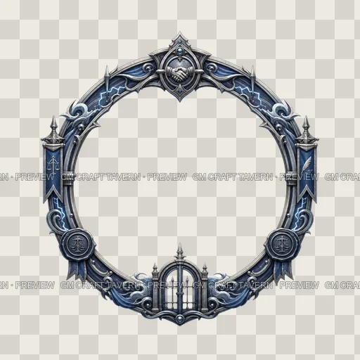 Border 40 top-down token preview
