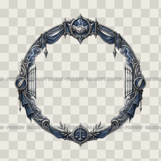 Border 43 top-down token preview