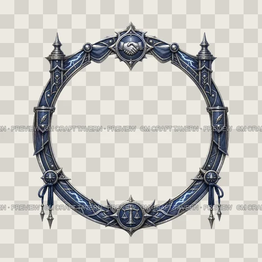 Border 45 top-down token preview
