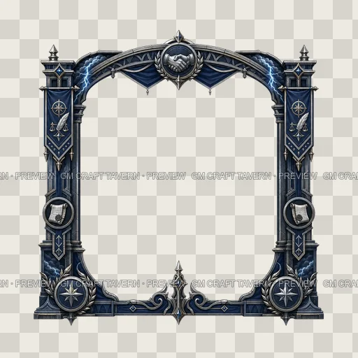 Border 54 top-down token preview