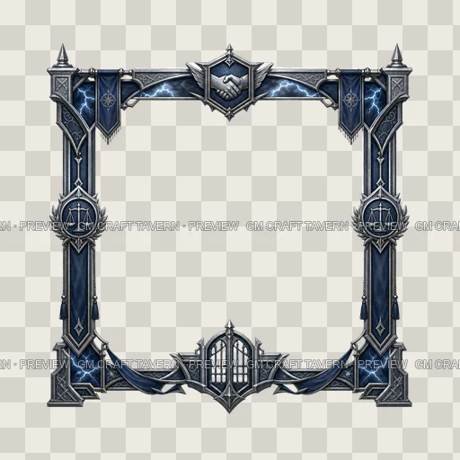 Border 62 top-down token preview