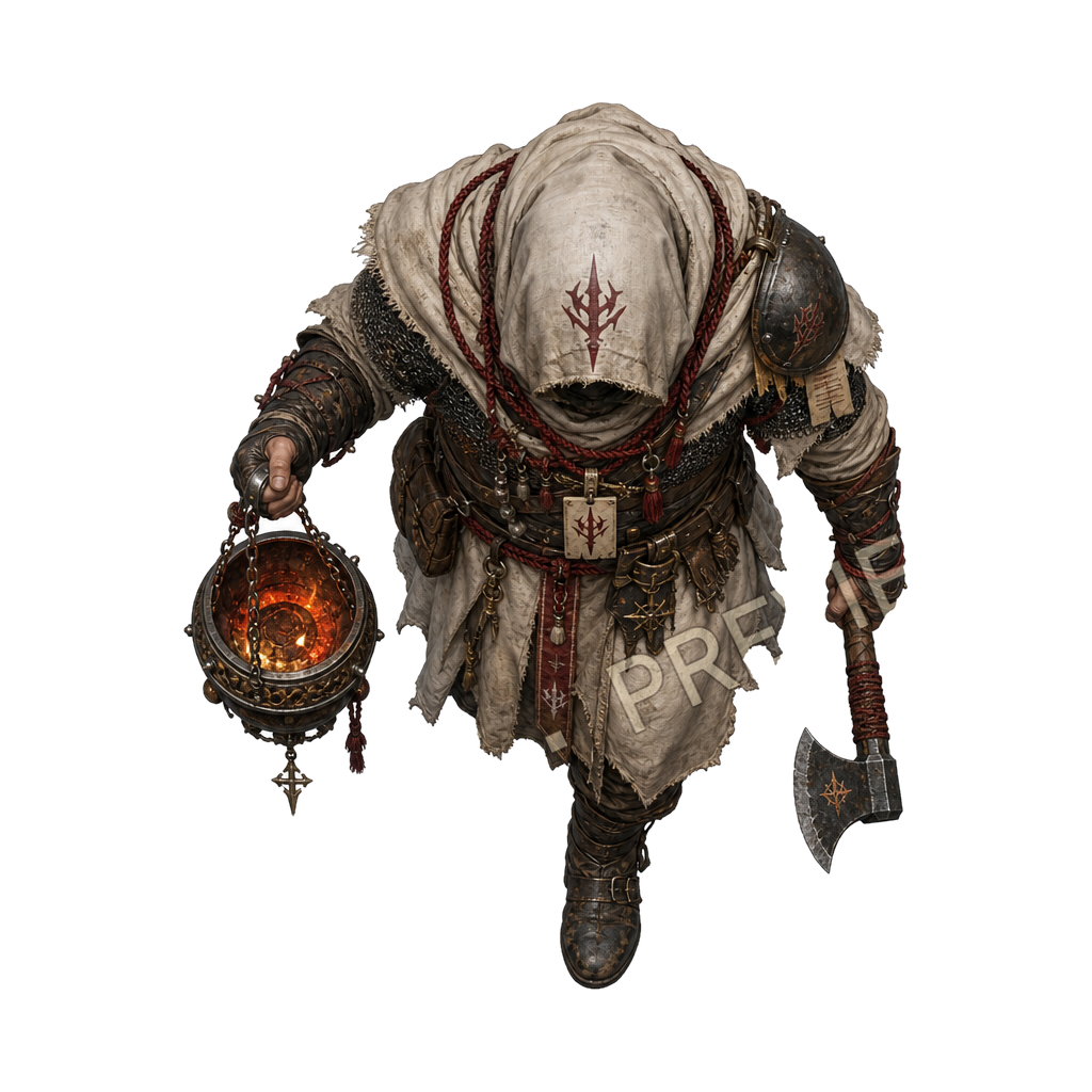Brazier Pilgrim top-down token preview