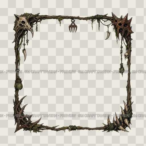 Border 12 top-down token preview