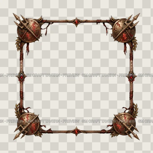 Border 13 top-down token preview
