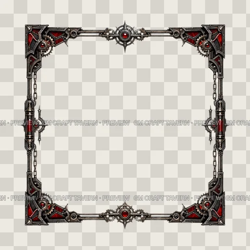 Border 111 top-down token preview
