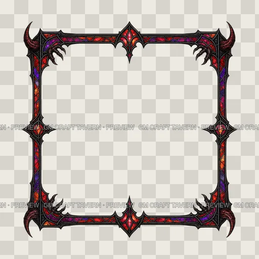 Border 100 top-down token preview