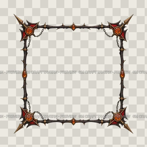 Border 111 top-down token preview