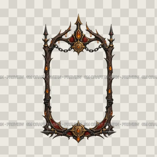 Border 17 top-down token preview