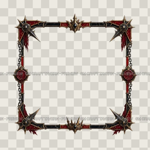 Border 96 top-down token preview