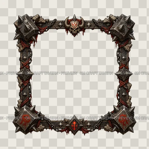 Border 15 top-down token preview