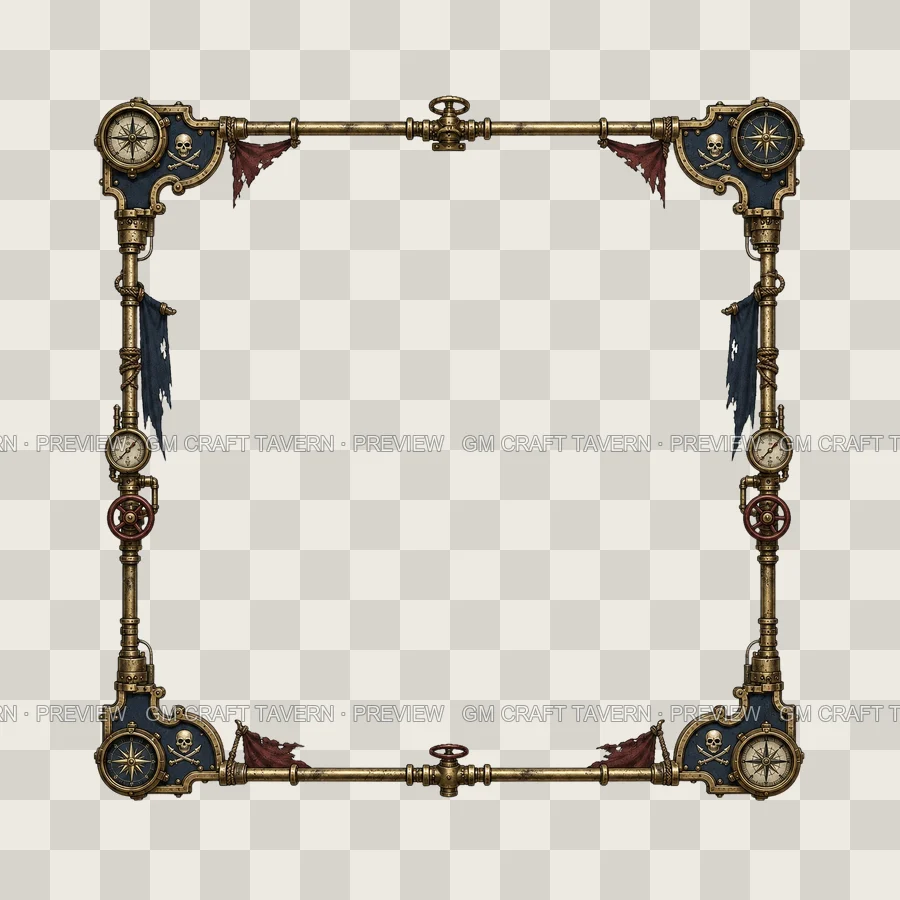 Pirate Marauder Borders product preview 2