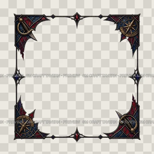 Border 101 top-down token preview