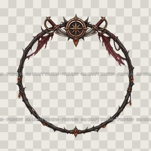 Border 64 top-down token preview