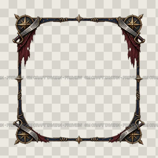 Border 96 top-down token preview