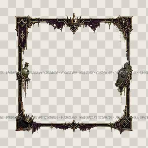 Border 96 top-down token preview