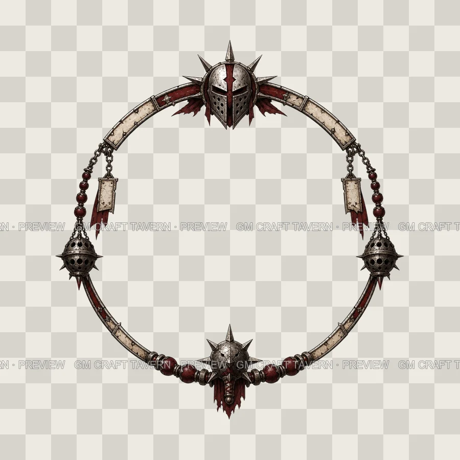 War Priest Borders product preview 3