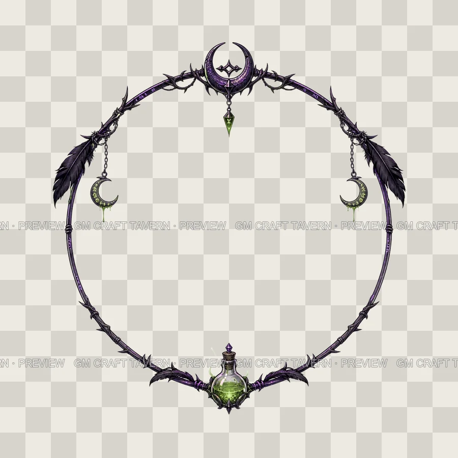 Witch Coven Leader Borders product preview 2