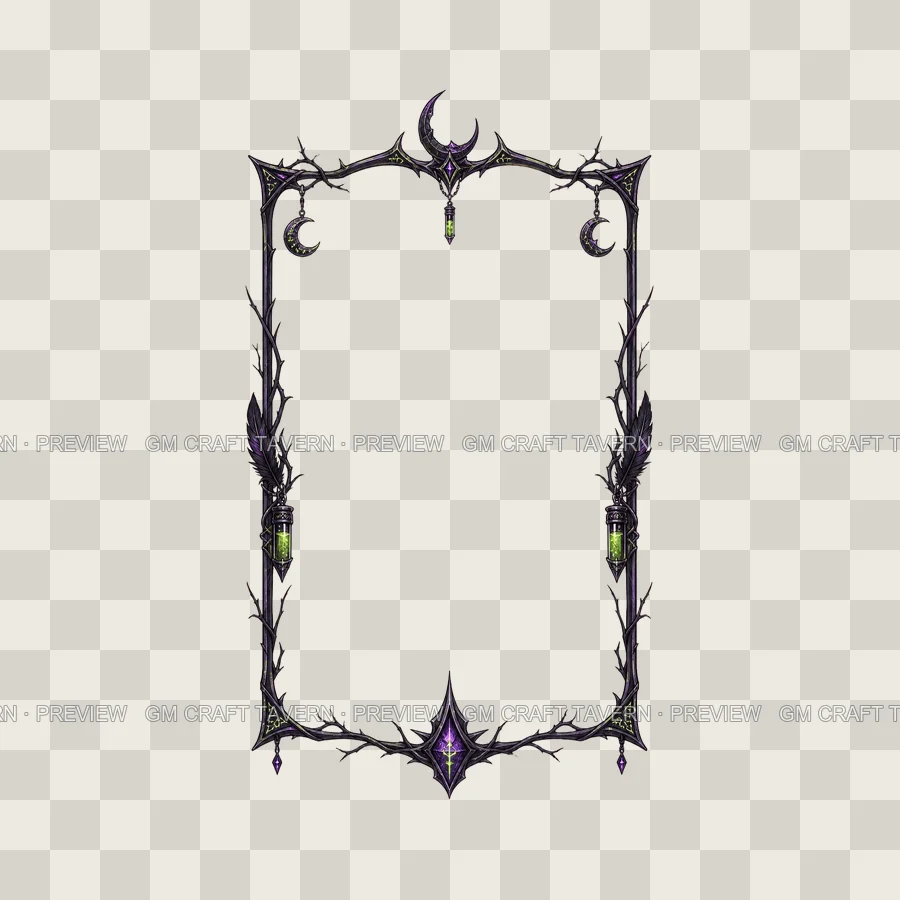 Witch Coven Leader Borders product preview 3
