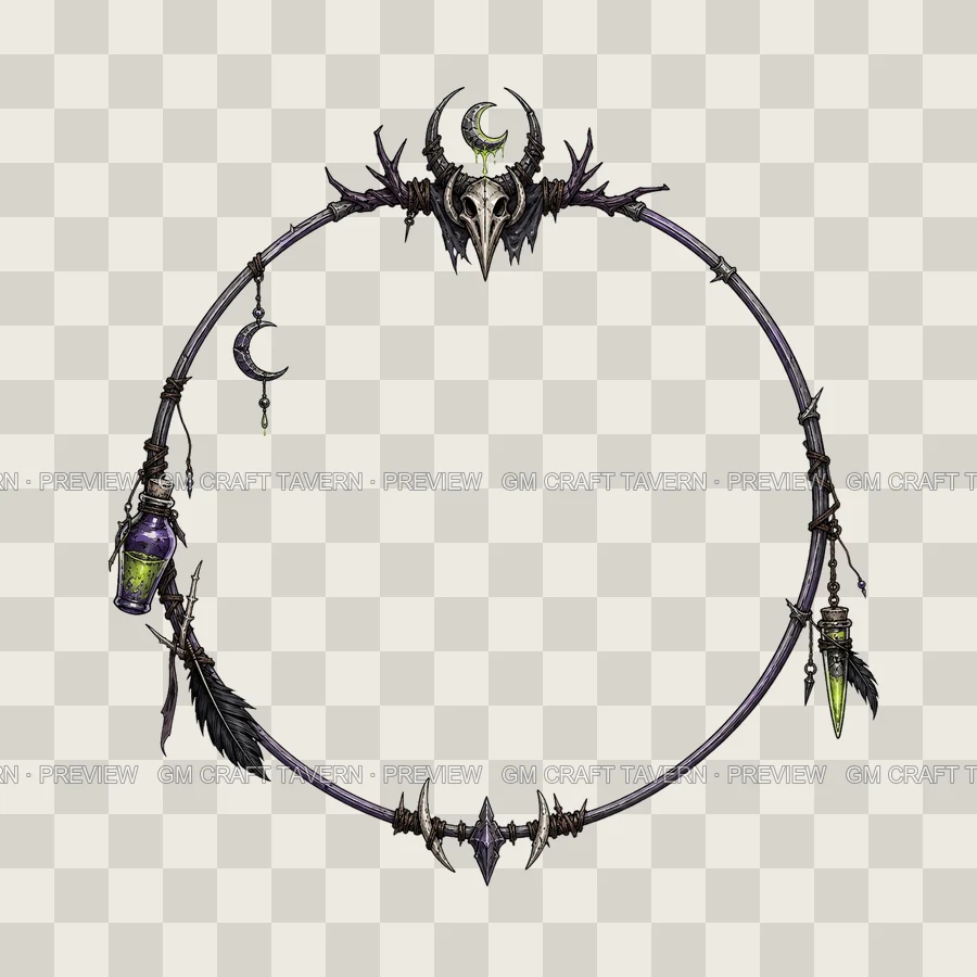 Witch Coven Leader Borders product preview 5
