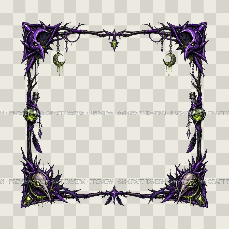 Witch Coven Leader Borders product preview 7
